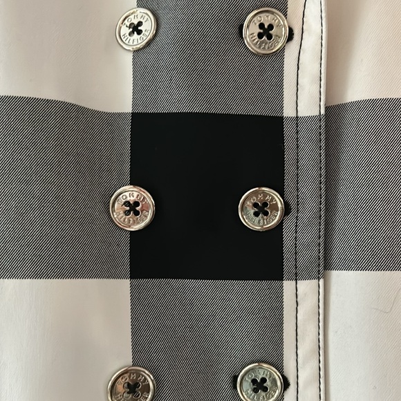 TOMMY HILFIGER double breasted silver buttoned blazer. Fall staple! - Picture 3 of 9